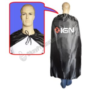 Large Adult Personalized Logo Imprinted Business Marketing Promotional Cloaks Superhero Capes Commercial Advertising Events Promos Campaign Giveaway Gifts